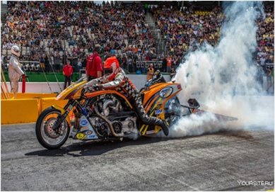 Аэродинамический глушитель выхлопа мотоцикла, повышающий мощность двигателя